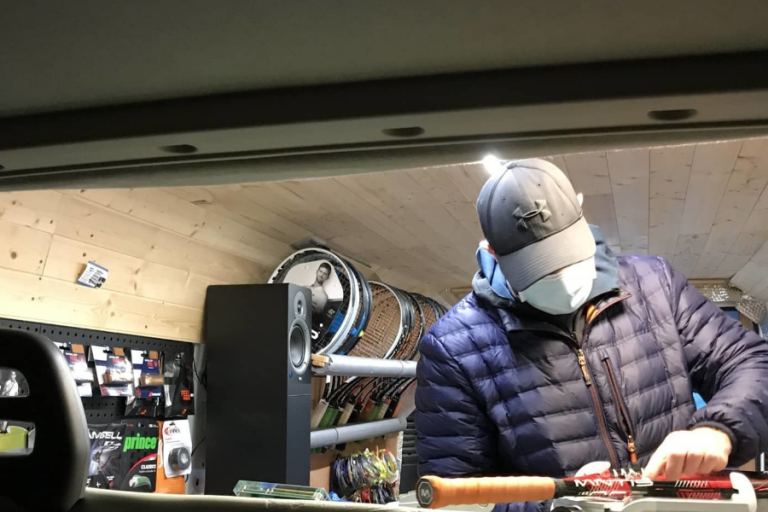 Tennis Racket Restringing London Mobile Racket Restringing My Stringer